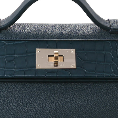 Hermes Togo Matte Alligator Swift Touch 24/24 29 Vert Rousseau 8 of 10