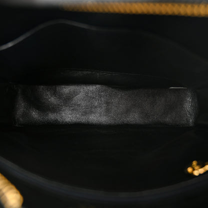 Chanel Lambskin Quilted Tassel Flap Camera Case Black 5 of 12