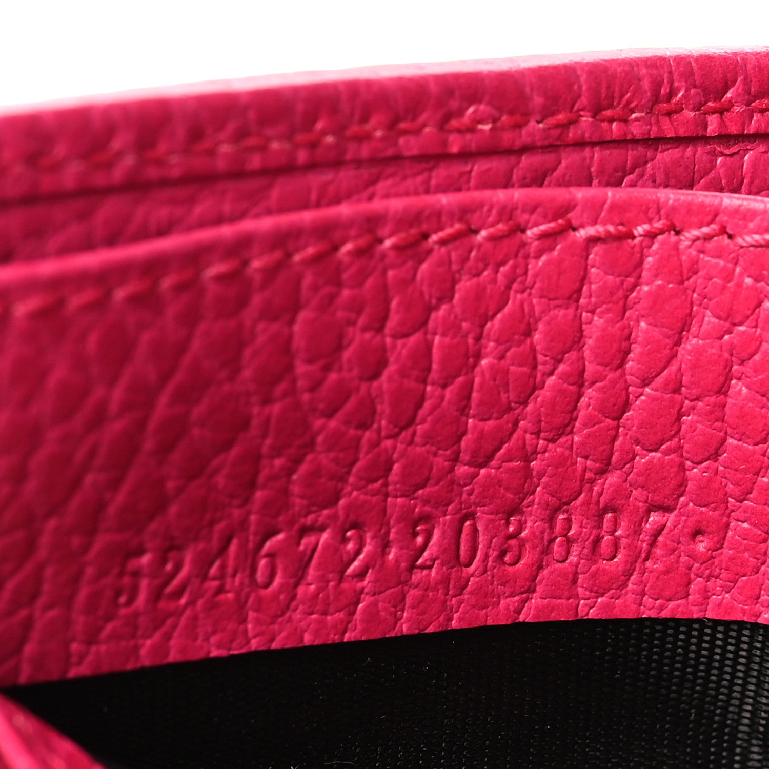 Gucci Dollar Calfskin GG Marmont Compact Wallet Box Pink 8 of 9