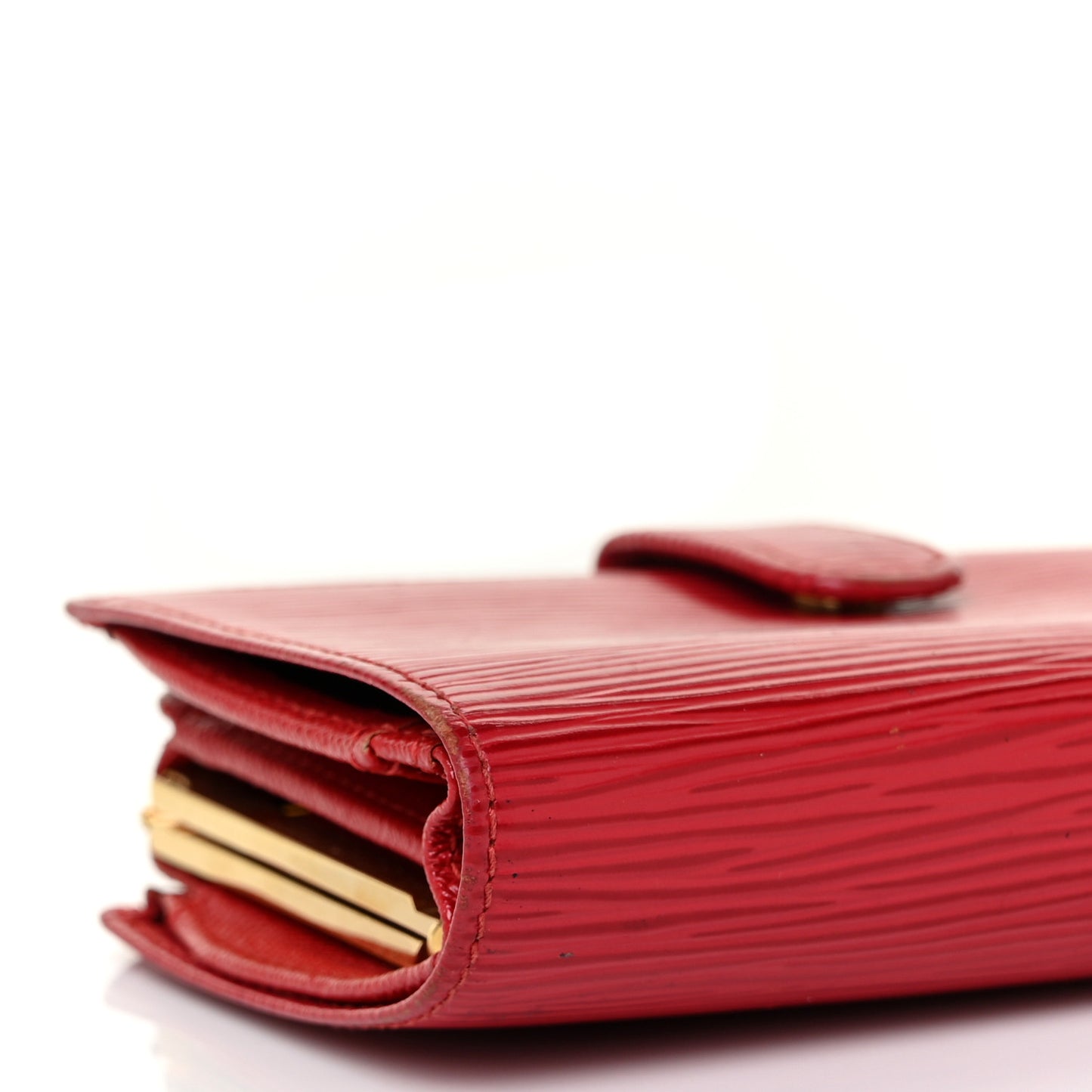 Epi French Purse Wallet Castillan Red