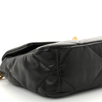 Chanel Goatskin Quilted Medium Chanel 19 Flap Black 9 of 10