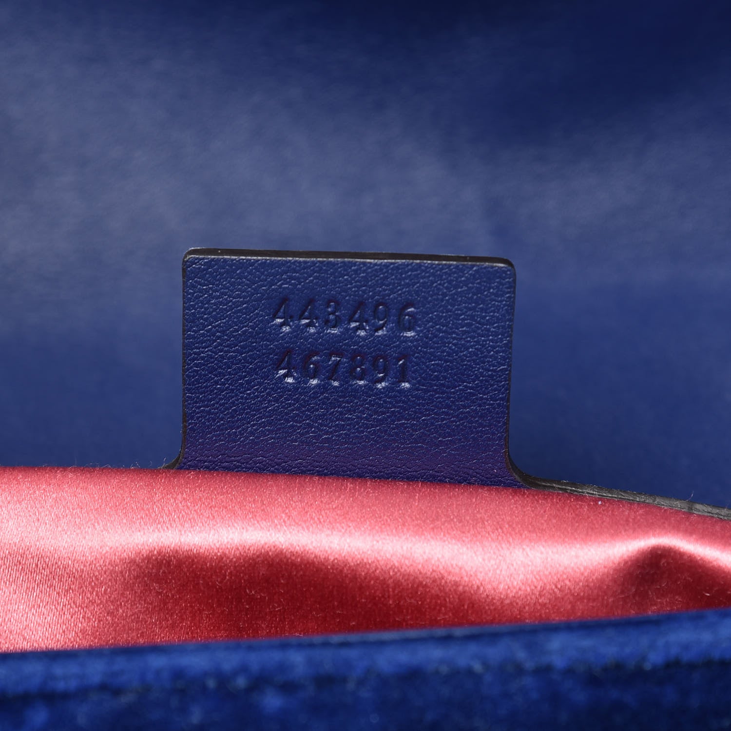 Gucci Velvet Matelasse Medium GG Marmont Shoulder Bag Cobalt Blue 7 of 16