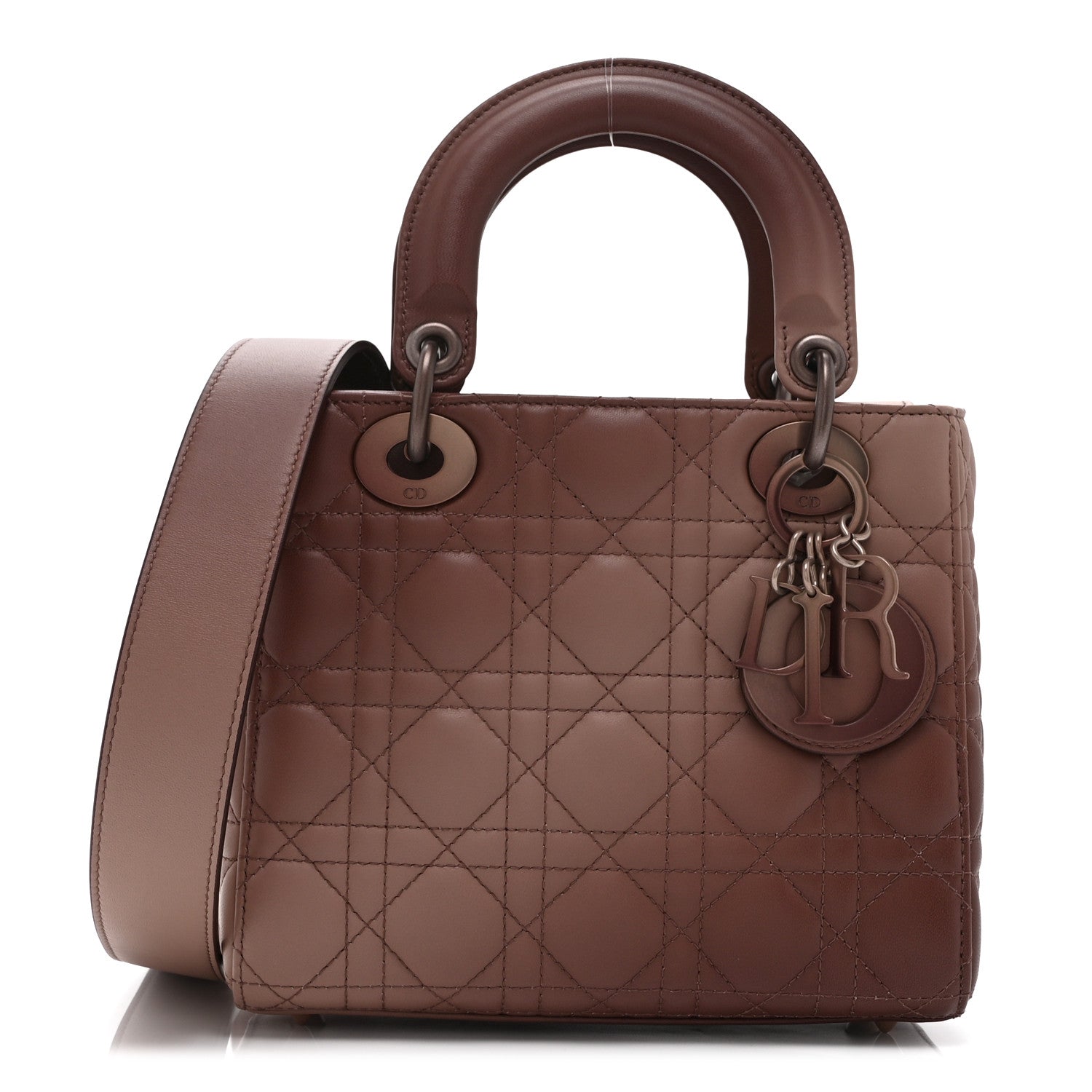 Christian Dior Lambskin Cannage Gradient Small My ABCDior Lady Dior 2 of 22