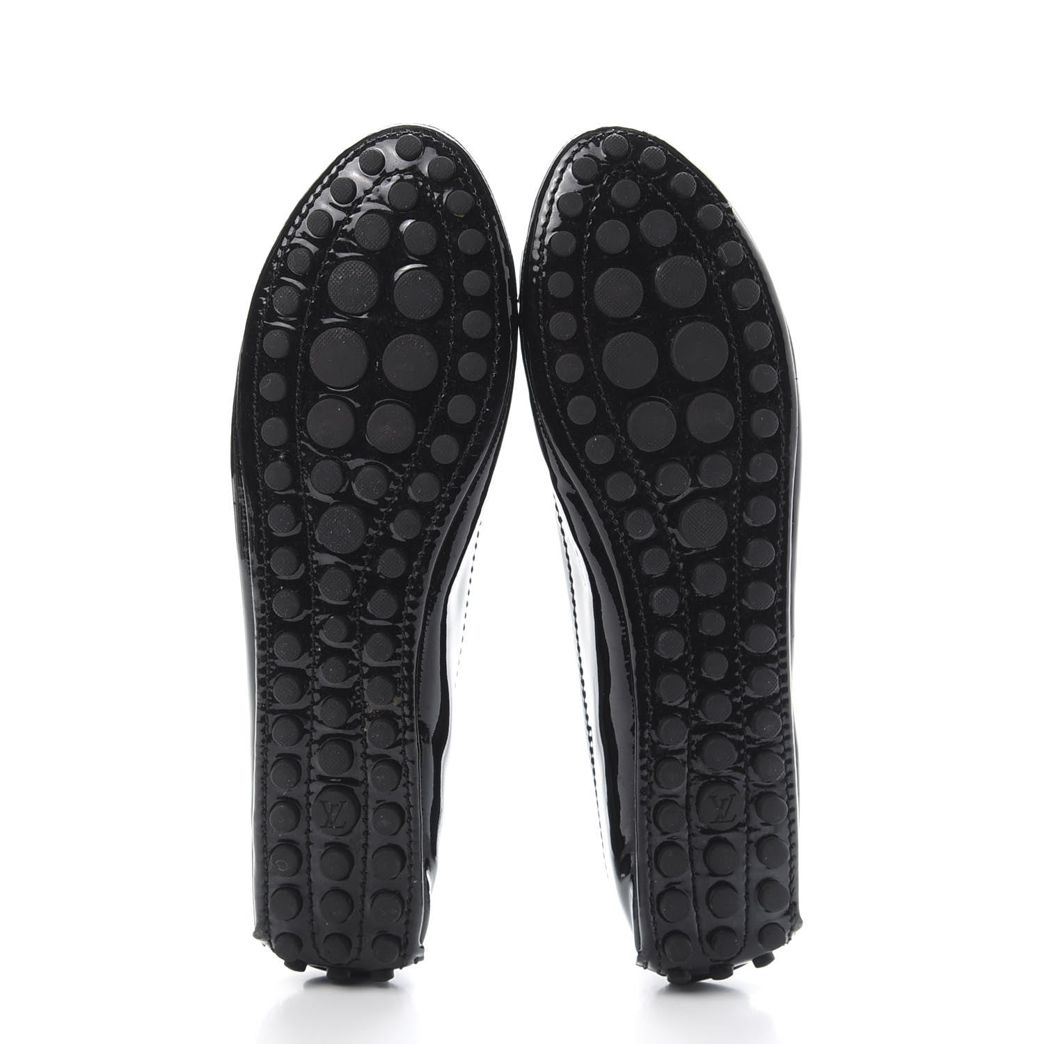 Louis Vuitton Patent Calfskin Oxford Ballerina Flats 38.5 Black 6 of 9