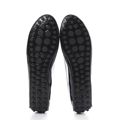 Louis Vuitton Patent Calfskin Oxford Ballerina Flats 38.5 Black 6 of 9