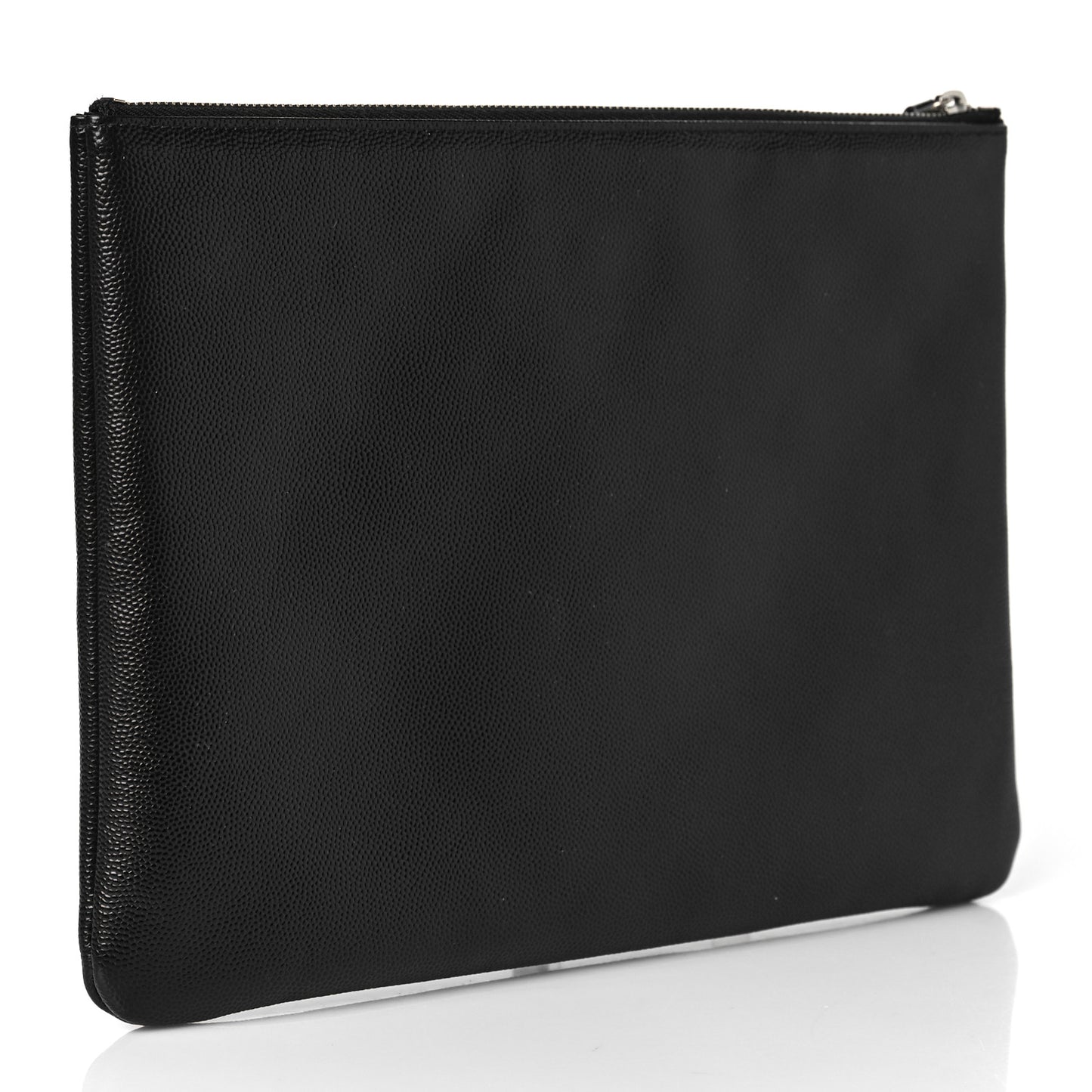 Caviar Studded Medium Deauville Pouch Black