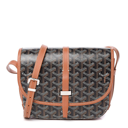 Goyard Goyardine Belvedere II PM Messenger Bag Black Gold 1 of 9