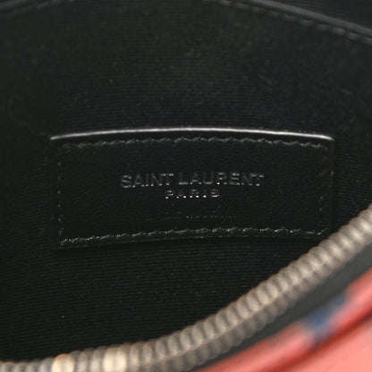 Saint Laurent Nylon Palm Tree Print Zip Pouch 6 of 6