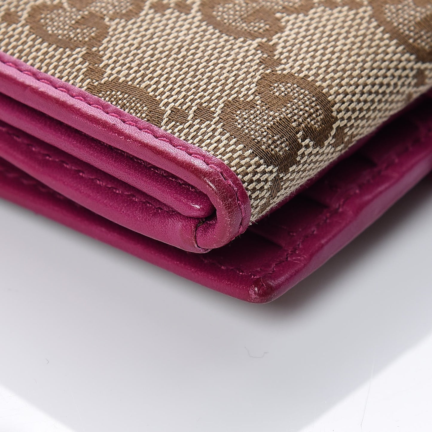 Monogram Dice French Flap Wallet Fuchsia