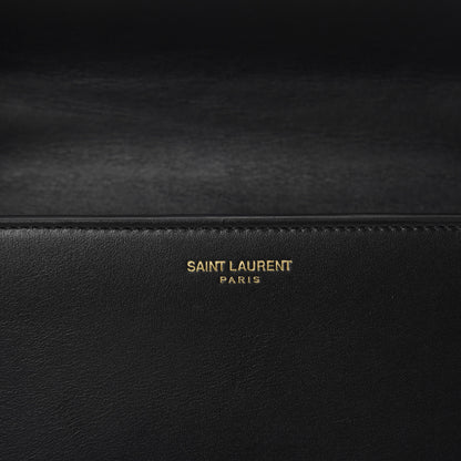 Saint Laurent Calfskin Monogram Small Dylan Shoulder Bag Black 9 of 11
