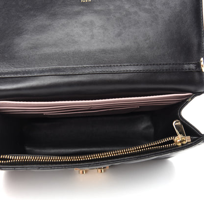 Christian Dior Lambskin Cannage Miss Dior Promenade Pouch Black 5 of 12