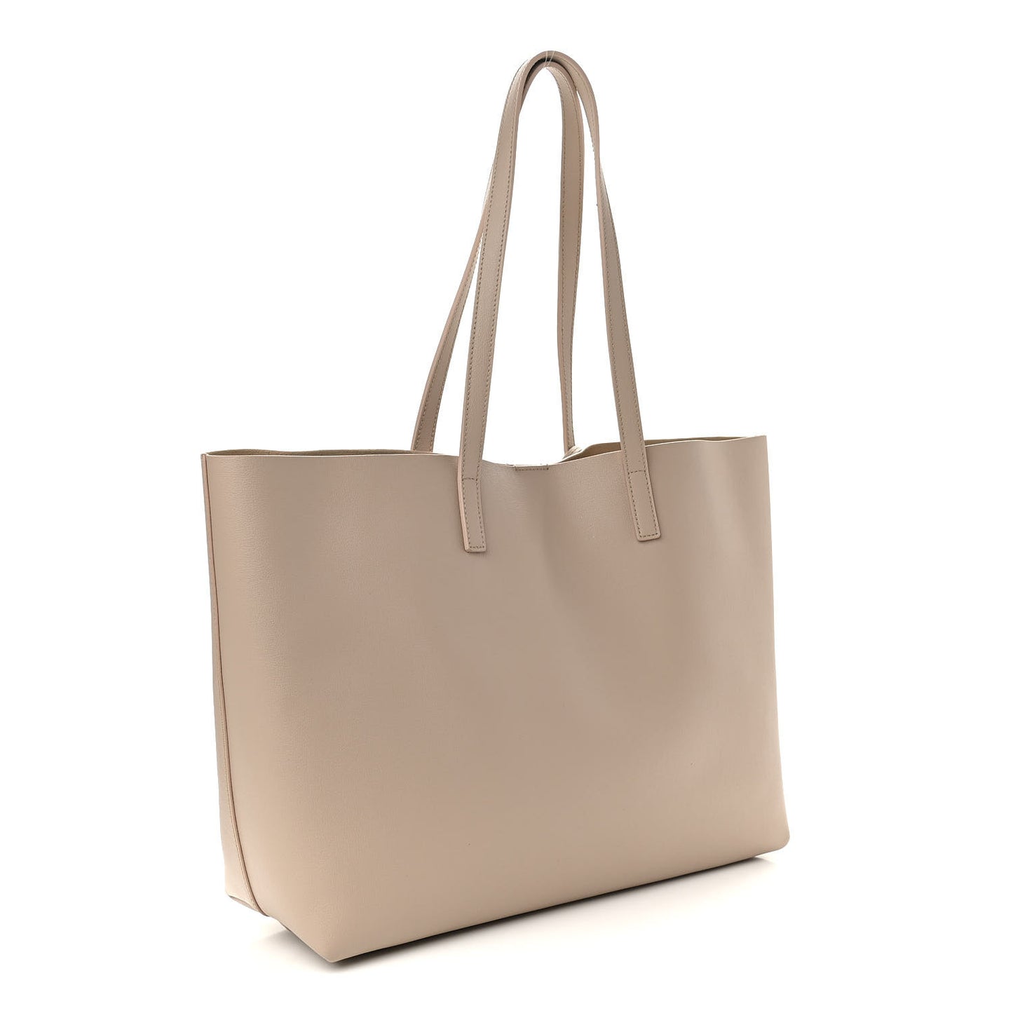 Calfskin Large Shopping Tote Nude Powder