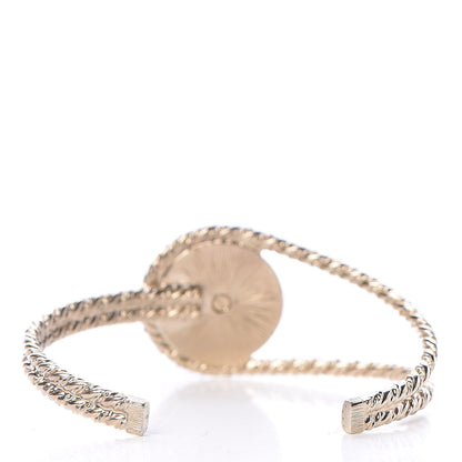 Chanel Pearl CC Cuff Gold 4 of 5