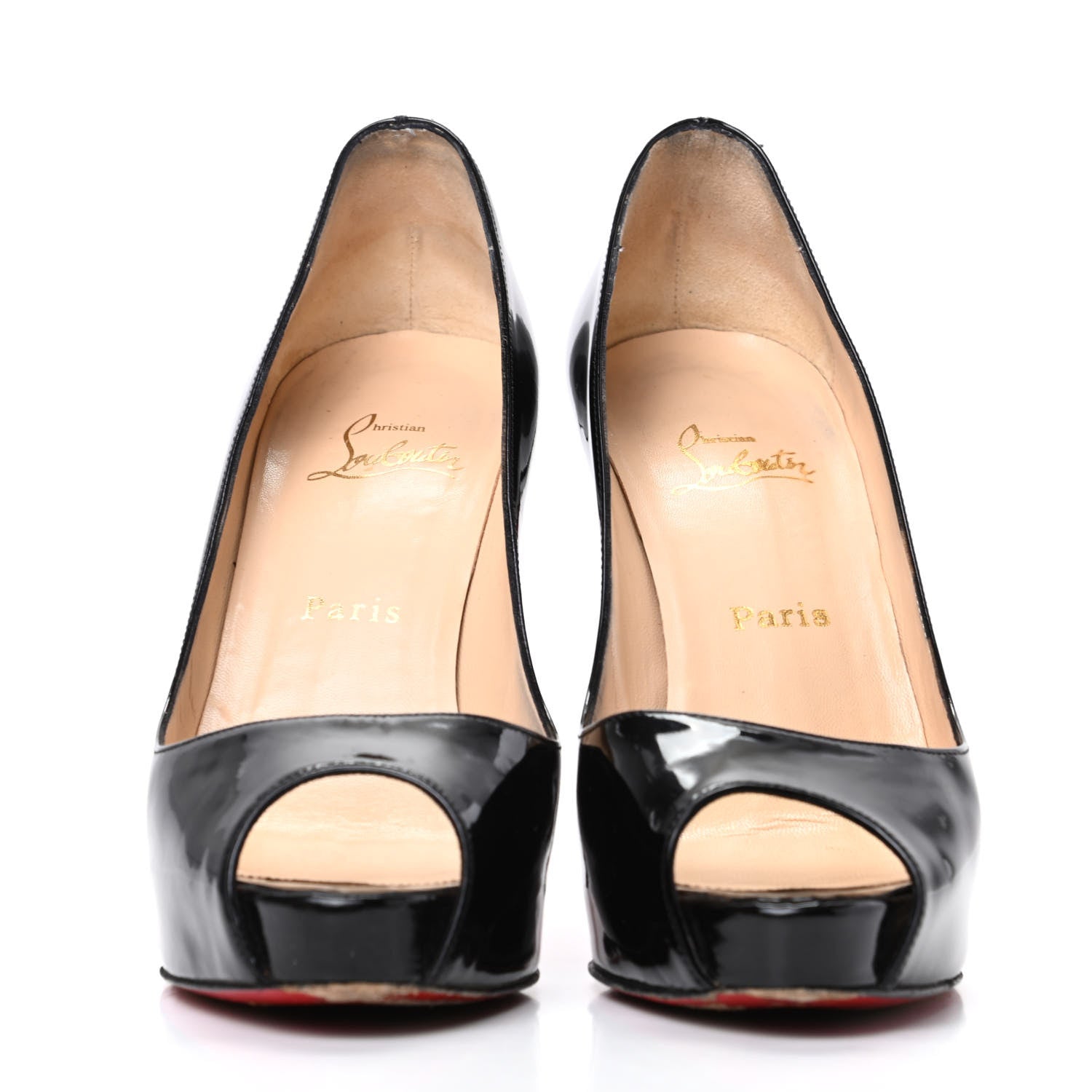 Christian Louboutin Patent Very Prive 120 Pumps 37.5 Black 2 of 10
