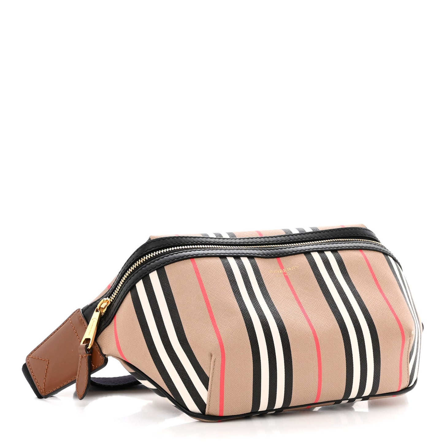 E-Canvas Icon Stripe Sonny Bum Bag Archive Beige
