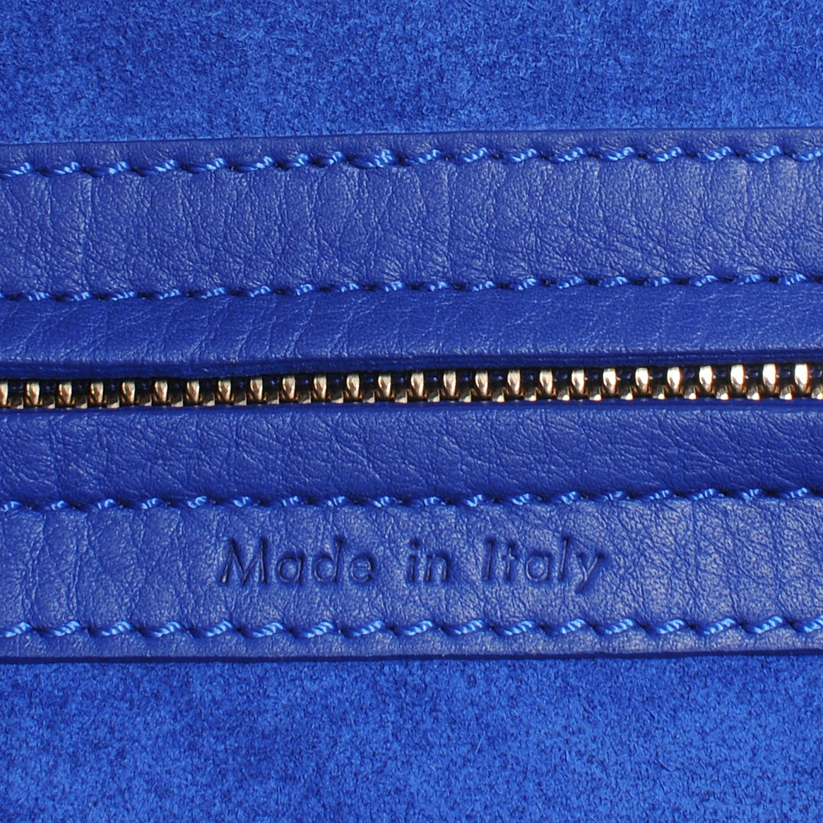 Celine Smooth Calfskin Medium Phantom Luggage Cobalt 7 of 8