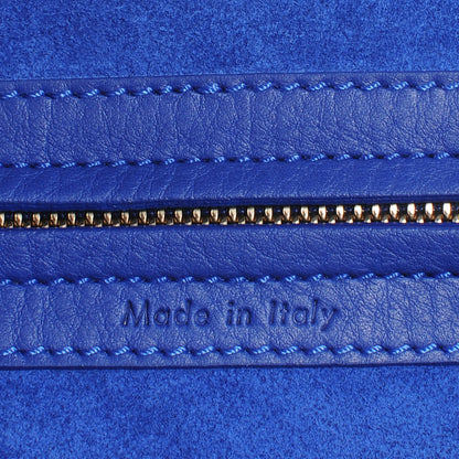 Celine Smooth Calfskin Medium Phantom Luggage Cobalt 7 of 8