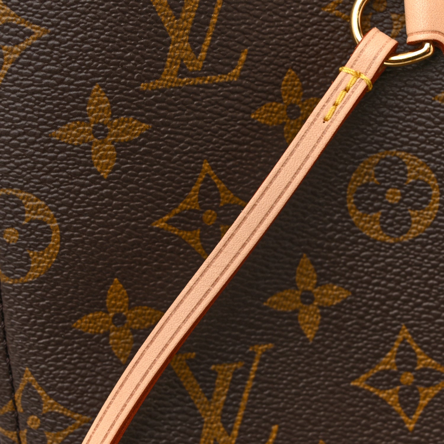 Louis Vuitton Monogram Stamped Inside Out Neverfull Bandouliere GM Beige 12 of 12