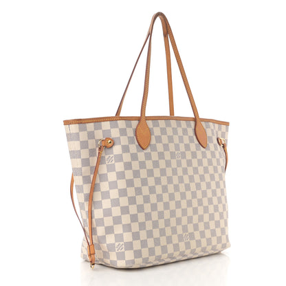 Louis Vuitton Damier Azur Neverfull MM 3 of 14