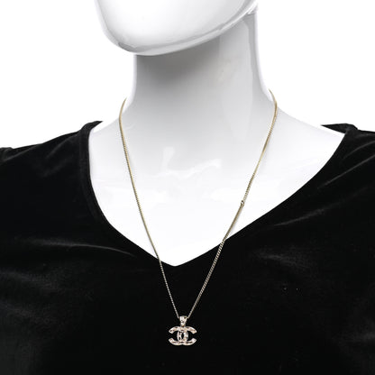 Chanel Tweed Effect CC Necklace Gold 2 of 7