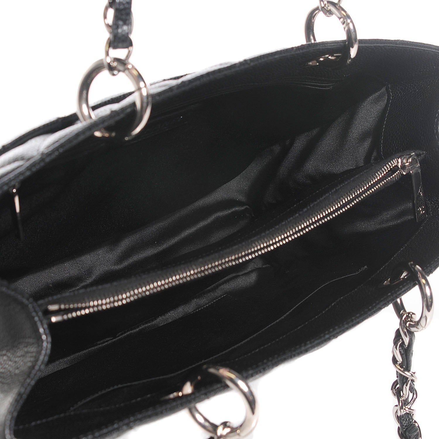 Chanel Caviar Quilted Grand Shopping Tote GST Black 5 of 7