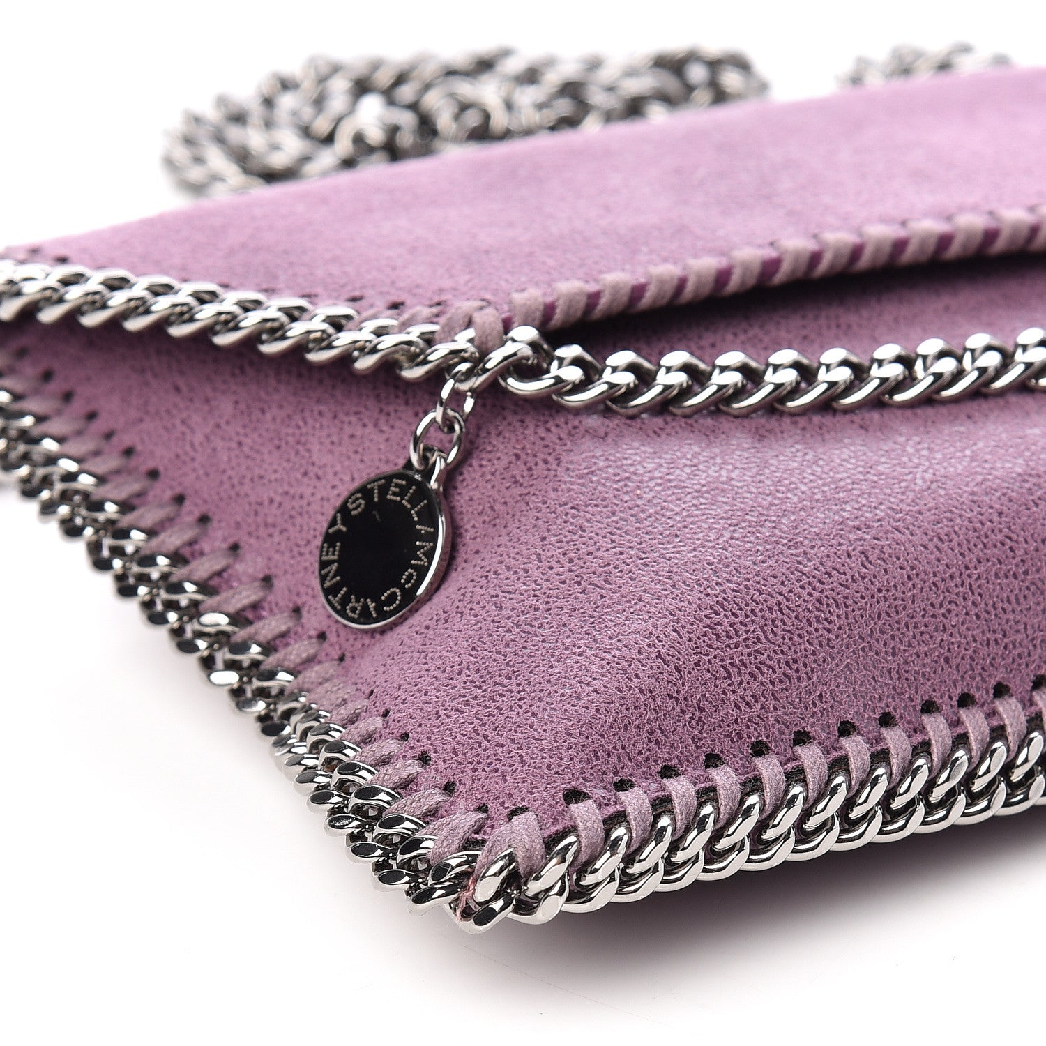 Stella McCartney Shaggy Deer Falabella Mini Crossbody Bag Purple 7 of 9