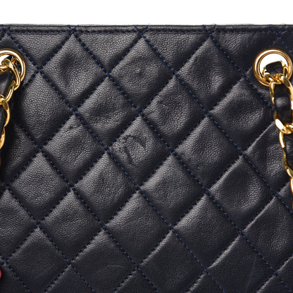 Chanel Lambskin Quilted Crossbody Navy 10 of 11