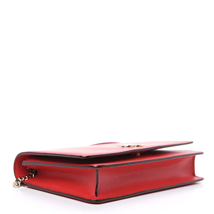 Jimmy Choo Calfskin Palace Wallet On Chain Royal Red 3 of 8