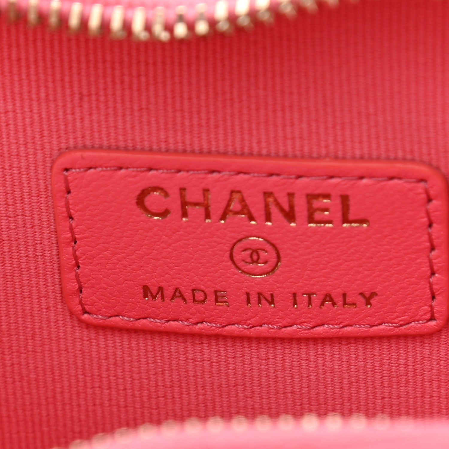 Chanel Lambskin Quilted CC In Love Heart Waist Belt Bag With Chain Pink 7 of 11