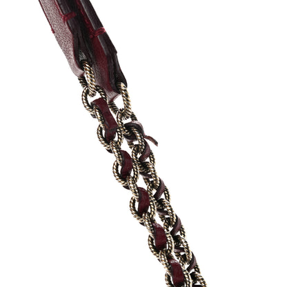 Marc Jacobs Lacquered Lambskin Quilted The Large Single Flap Bordeaux 13 of 15