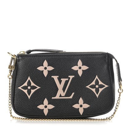 Louis Vuitton Empreinte Monogram Giant Mini Pochette Accessories Black 1 of 7