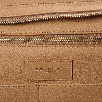 Saint Laurent Calfskin Medium Classic Y Cabas Light Beige 6 of 12