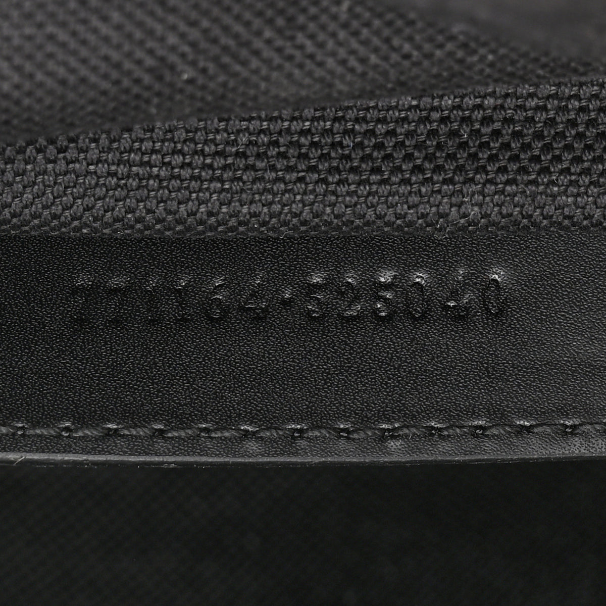 Gucci GG Supreme Monogram Calfskin Web Sling Backpack Black Grey 7 of 10