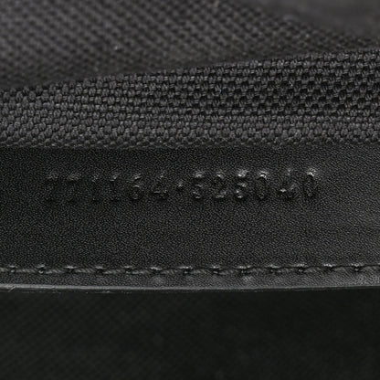 Gucci GG Supreme Monogram Calfskin Web Sling Backpack Black Grey 7 of 10