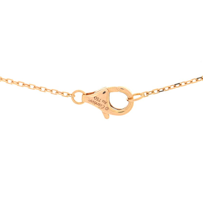 Cartier 18K Pink Gold Diamond Black Onyx XS Amulette de Cartier Pendant Necklace 4 of 4