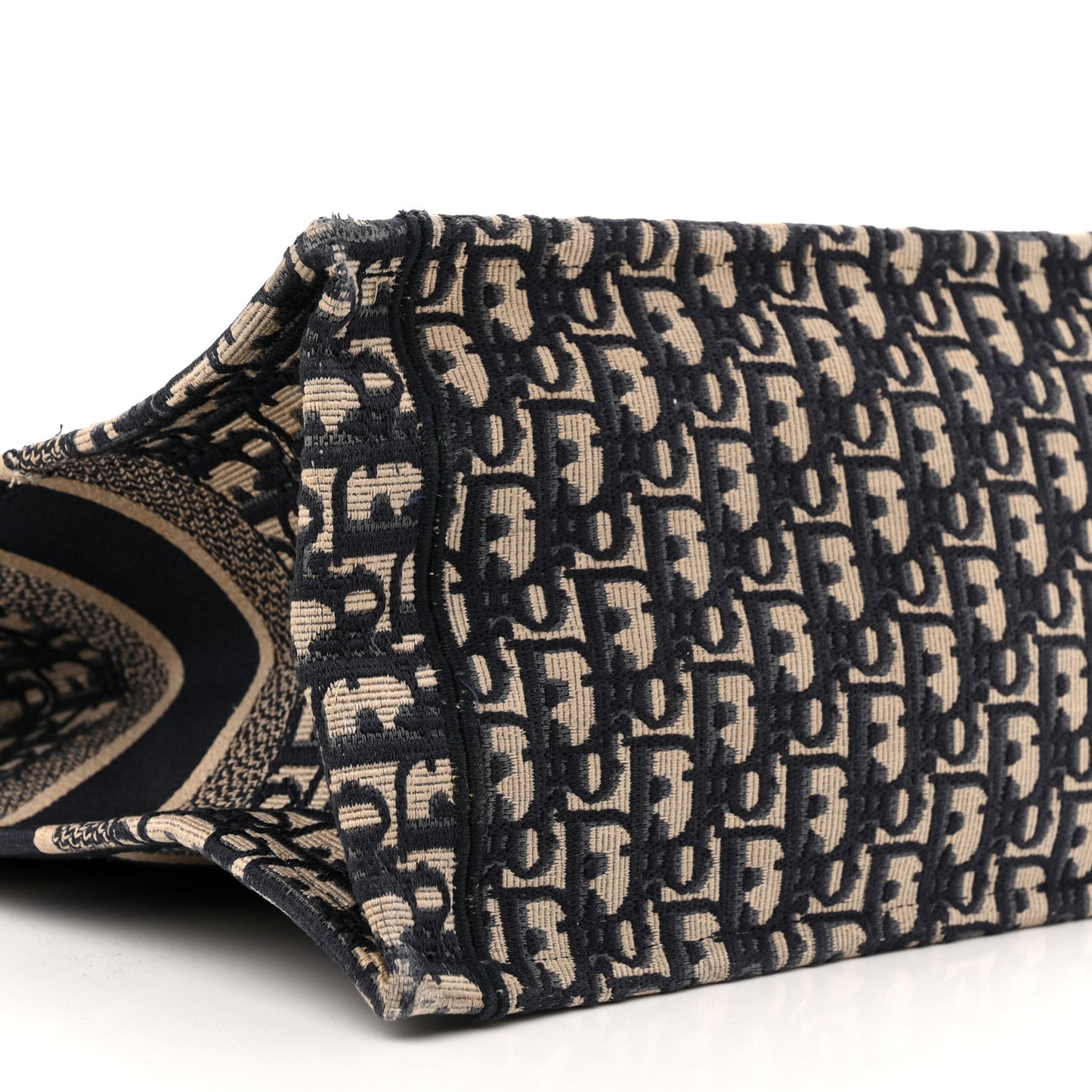 Oblique Medium Book Tote Blue Multicolor