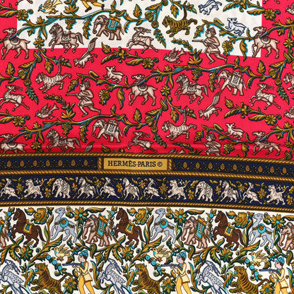 Hermes Silk Chasse En Inde Scarf 90 3 of 4