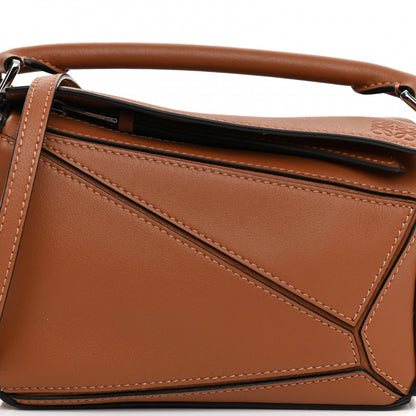 Loewe Calfskin Mini Puzzle Bag Tan 7 of 9