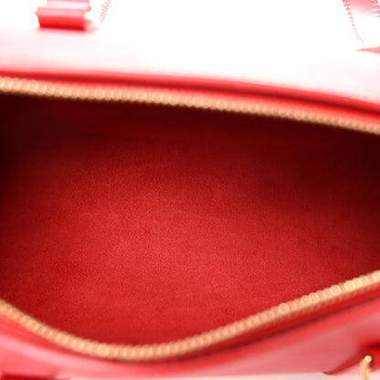 Louis Vuitton Epi Soufflot Castillan Red 5 of 9
