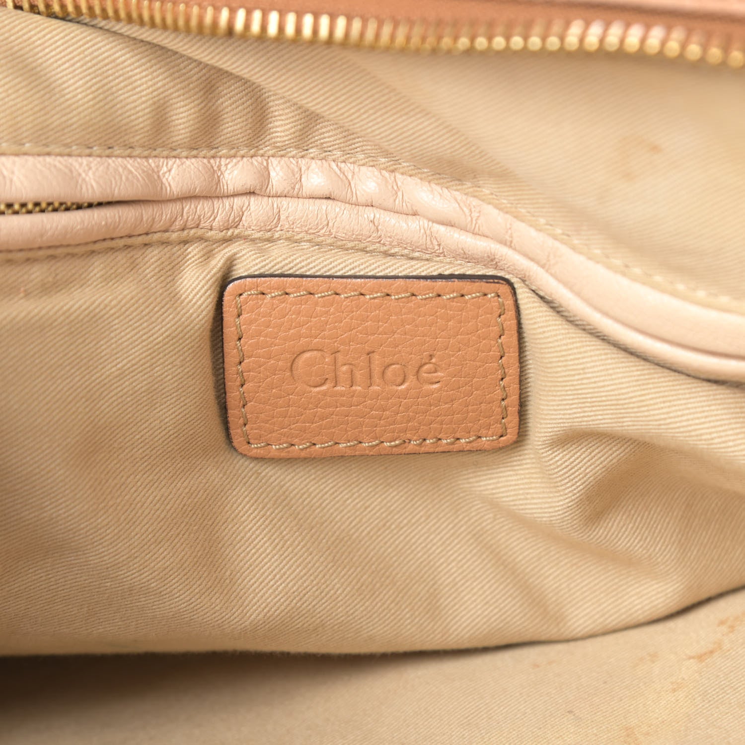 Chloe Calfskin Large Paraty Light Tan 6 of 22
