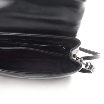 Saint Laurent Calfskin Y Quilted Monogram Toy Loulou Crossbody Bag Black 5 of 13