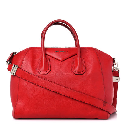 Givenchy Sugar Goatskin Medium Antigona Red 1 of 20