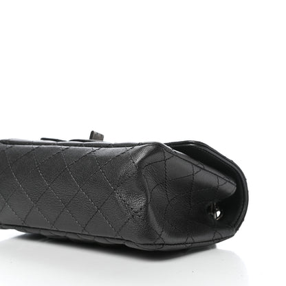 Chanel Metallic Sheepskin Quilted 2.55 Reissue Mini Flap Dark Silver 9 of 11