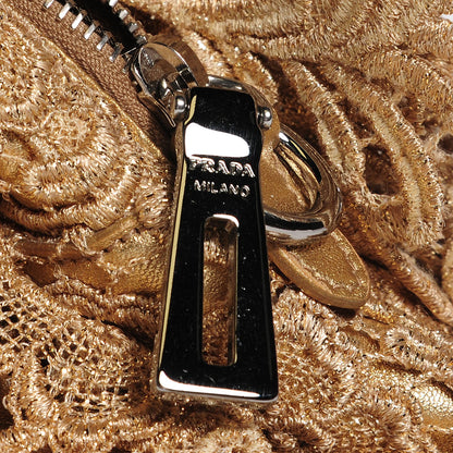 Prada Lace Pizzo S Bowler Gold 6 of 10
