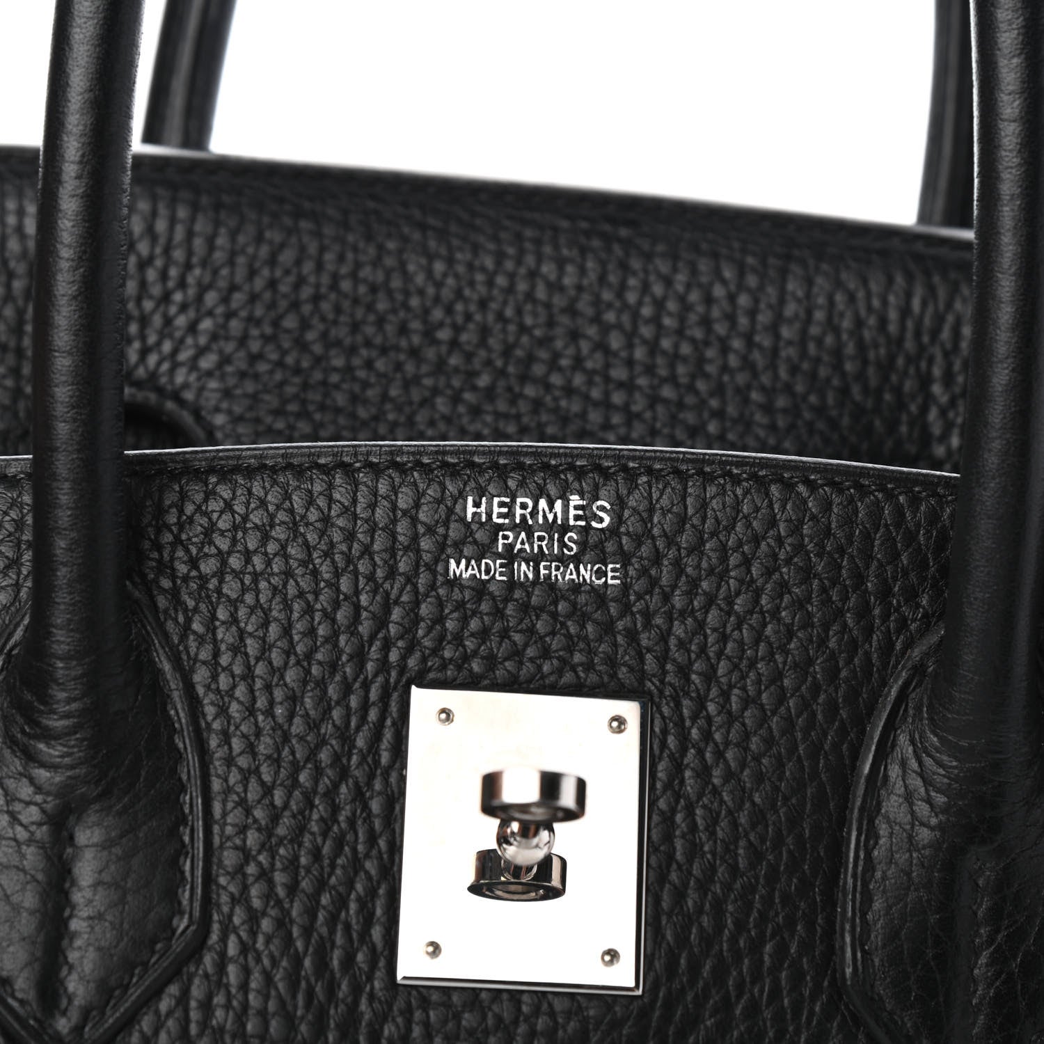 Hermes Taurillon Clemence Birkin 35 Black 6 of 11