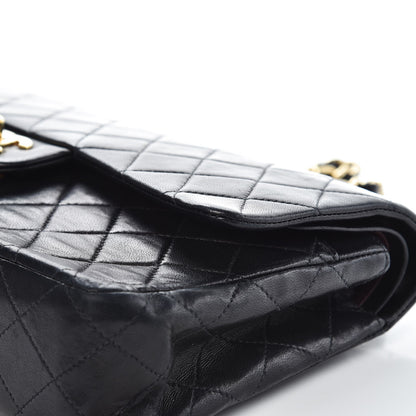 Chanel Lambskin Quilted Medium Double Flap Black 12 of 12