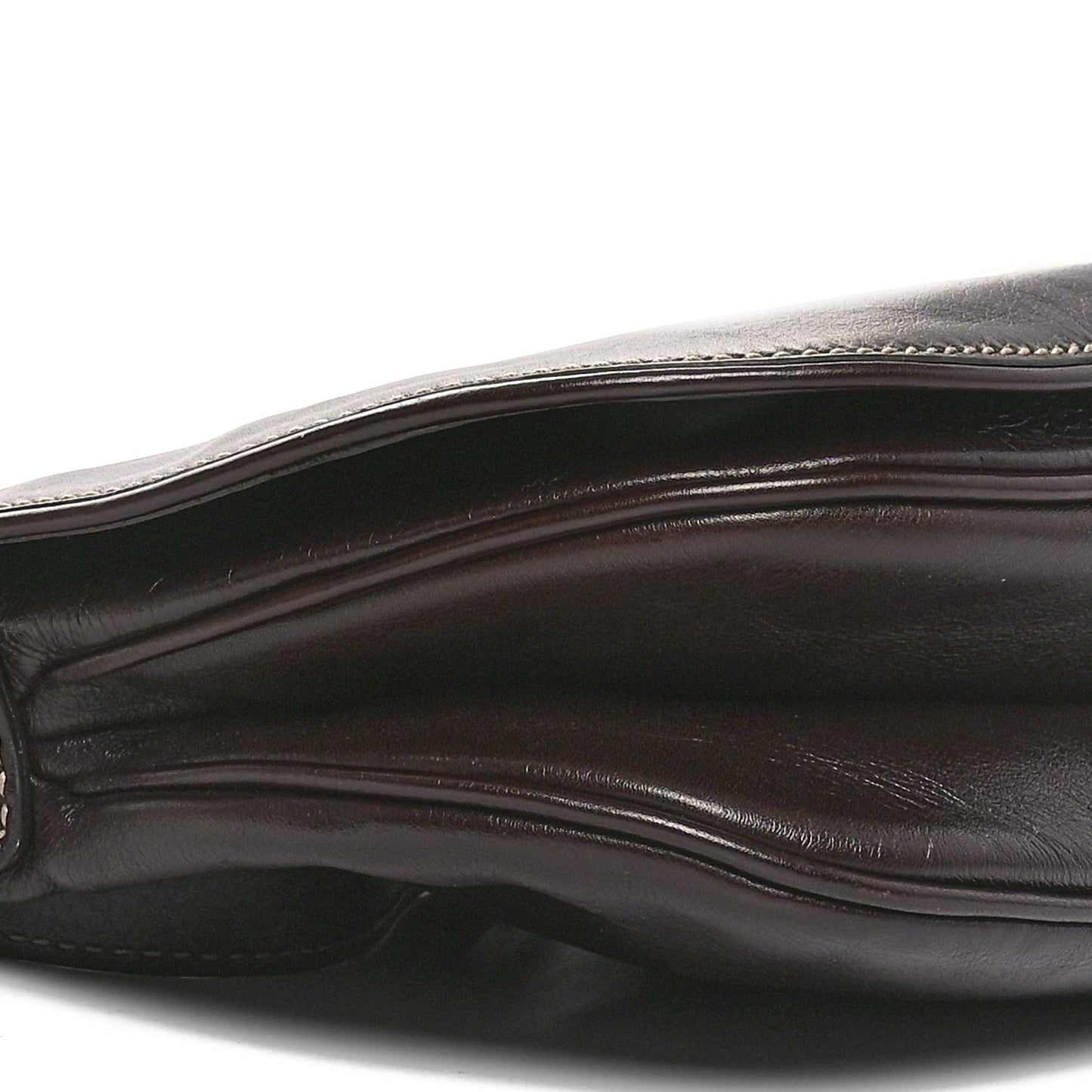 Calfskin Web Small Britt Shoulder Bag Brown