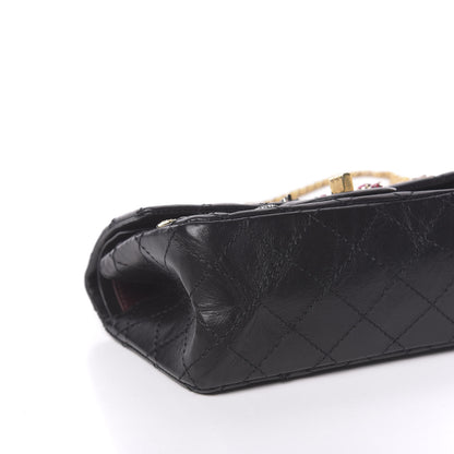 Chanel Aged Calfskin Lucky Charms 2.55 Reissue 224 Flap Black 10 of 12