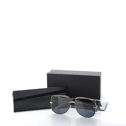 Christian Dior Metal Stellaire 6 Sunglasses Gold Blue 8 of 8