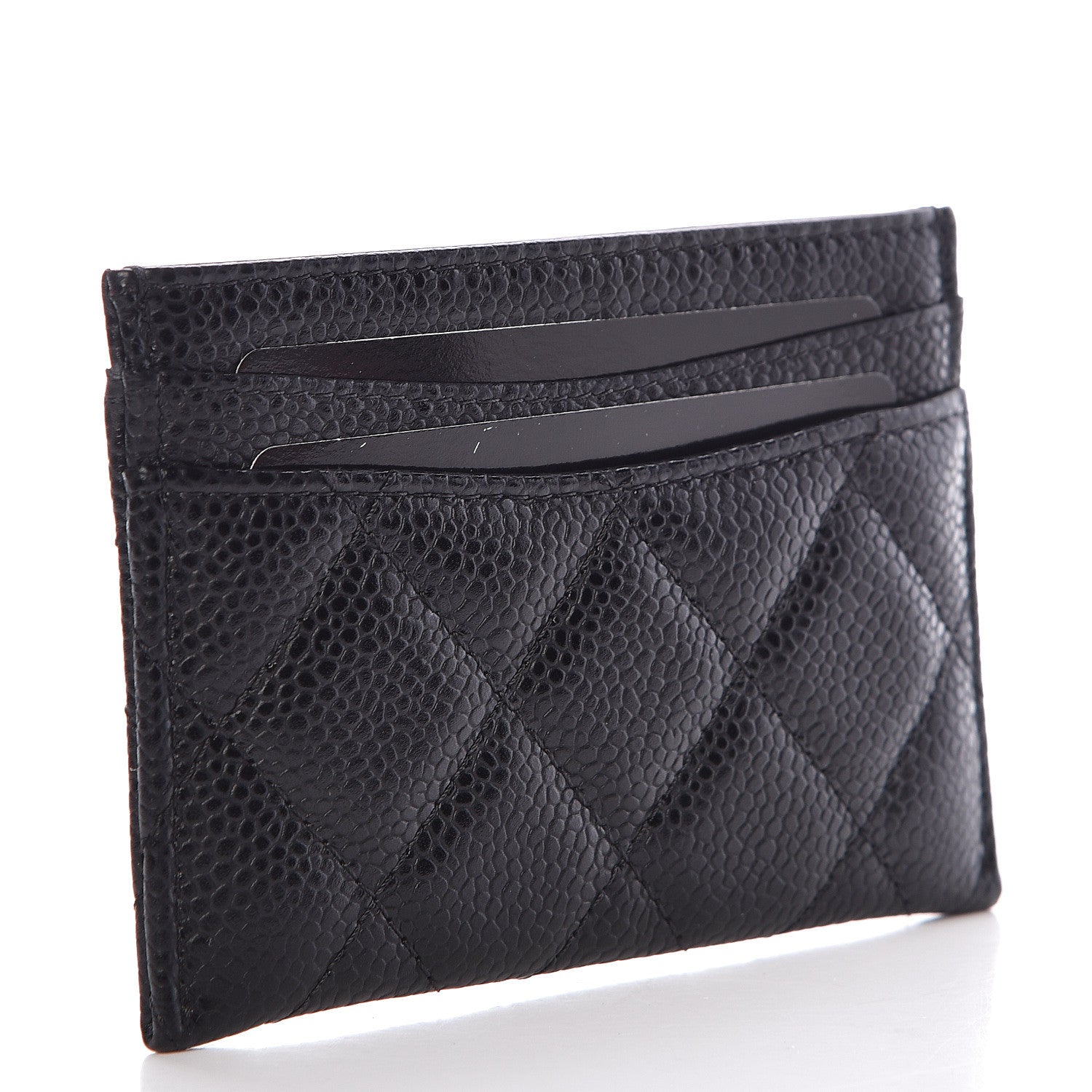 Chanel Caviar Quilted Card Holder Black 3 of 9